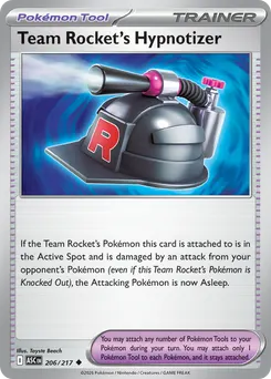 Team Rocket's Hypnotizer #206, Reverse Holo