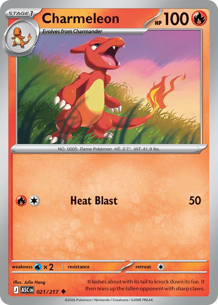 Charmeleon #21, Ascended Heroes Reverse Holo