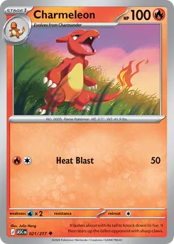 Charmeleon #21, Reverse Holo