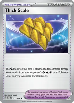 Thick Scale #211, Reverse Holo