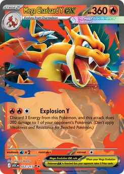 Mega Charizard Y ex #22, Standard