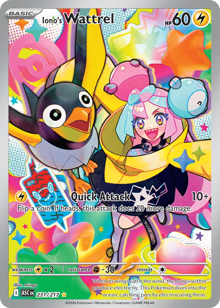 Iono's Wattrel #231, Ascended Heroes