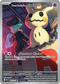 Team Rocket's Mimikyu #238, Standard