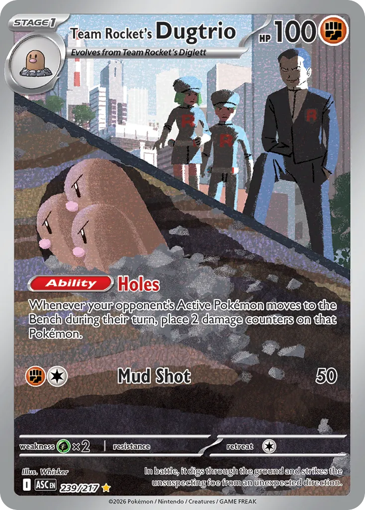 Team Rocket's Dugtrio #239, Ascended Heroes