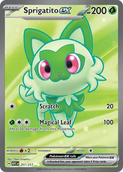 Sprigatito ex #251, Standard