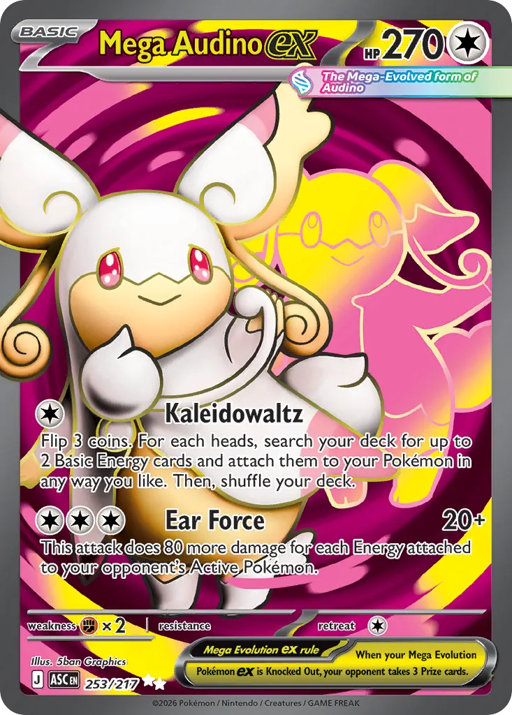 Mega Audino ex #253, Ascended Heroes