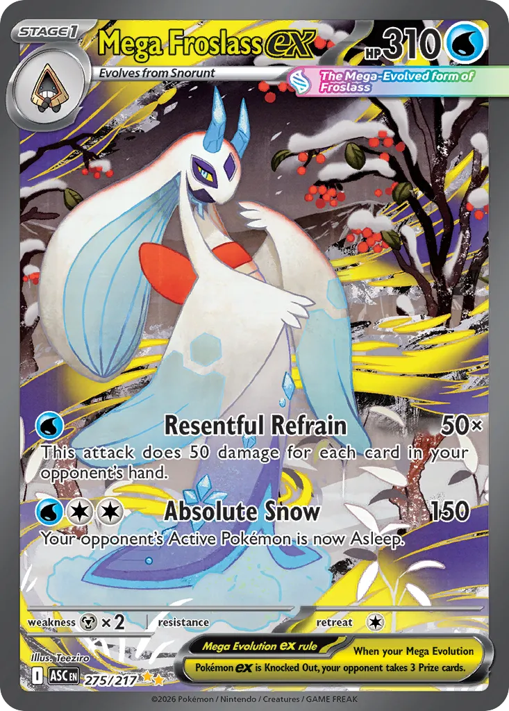 Mega Froslass ex #275, Ascended Heroes
