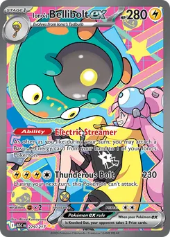 Iono's Bellibolt ex #279, Missing Texture