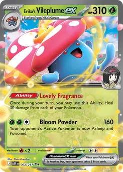 Erika's Vileplume ex #3, Standard