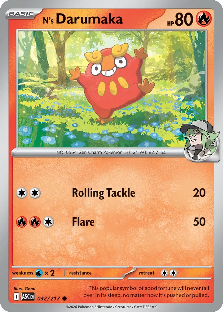 N's Darumaka #32, Ascended Heroes