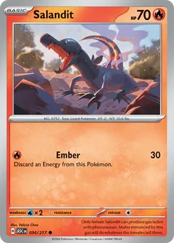Salandit #34, Reverse Holo