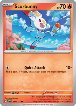 Scorbunny #36, Reverse Holo