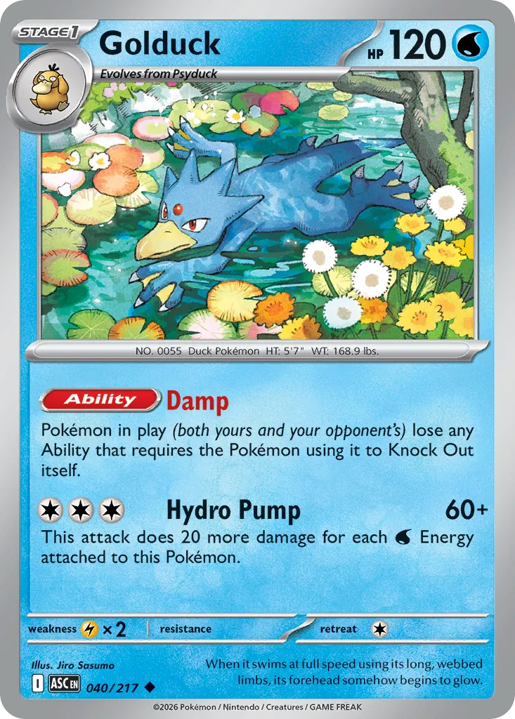 Golduck #40, Ascended Heroes