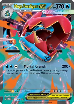 Mega Feraligatr ex #43, Standard