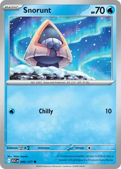 Snorunt #46, Reverse Holo