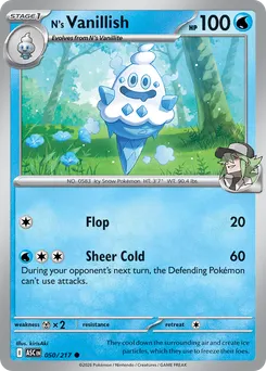 N's Vanillish #50, Reverse Holo