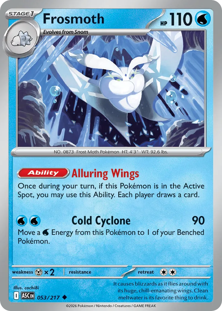 Frosmoth #53, Ascended Heroes Reverse Holo