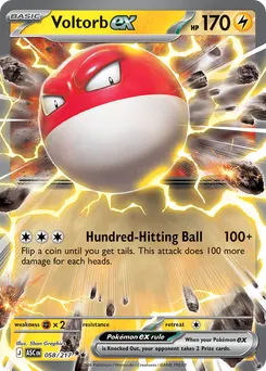 Voltorb ex #58, Standard