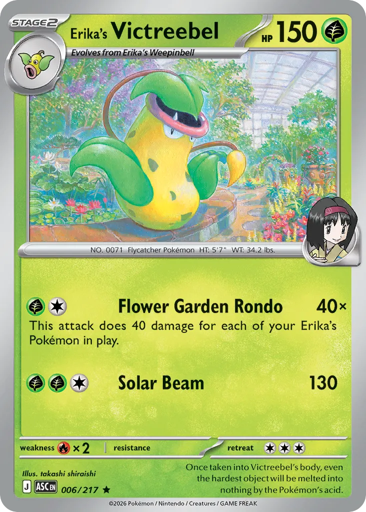 Erika's Victreebel #6, Ascended Heroes