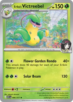 Erika's Victreebel #6, Reverse Holo