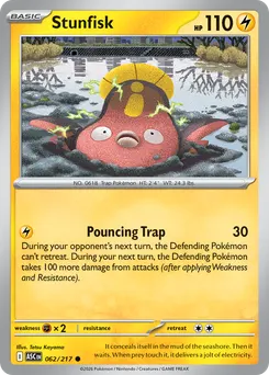 Stunfisk #62, Reverse Holo