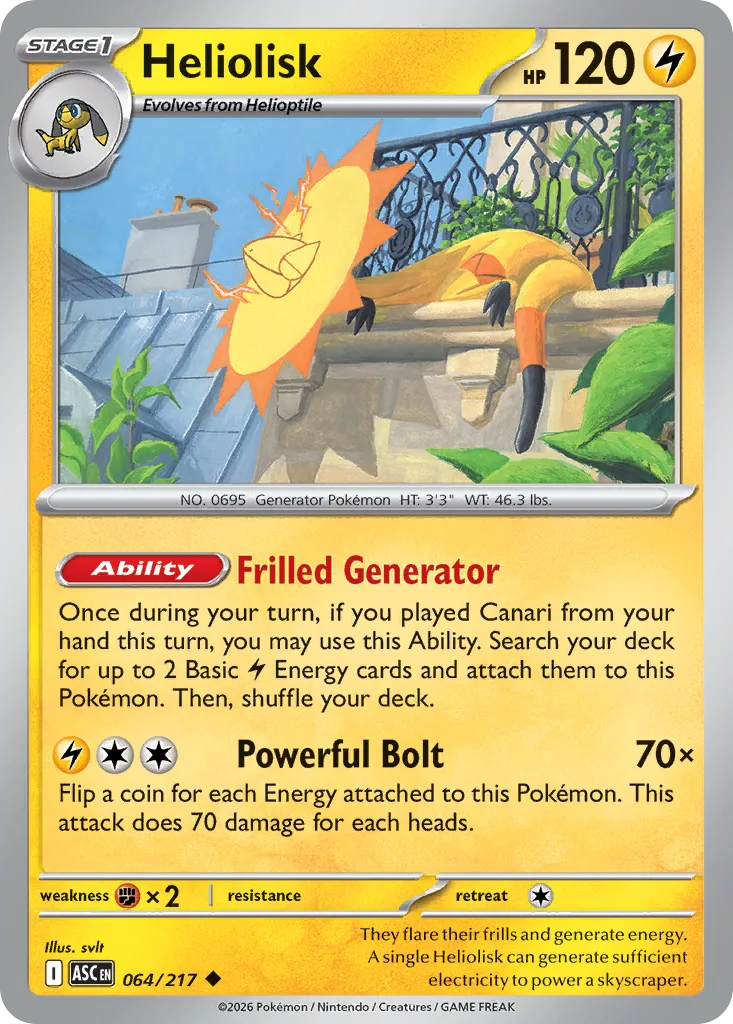 Heliolisk #64, Ascended Heroes Reverse Holo