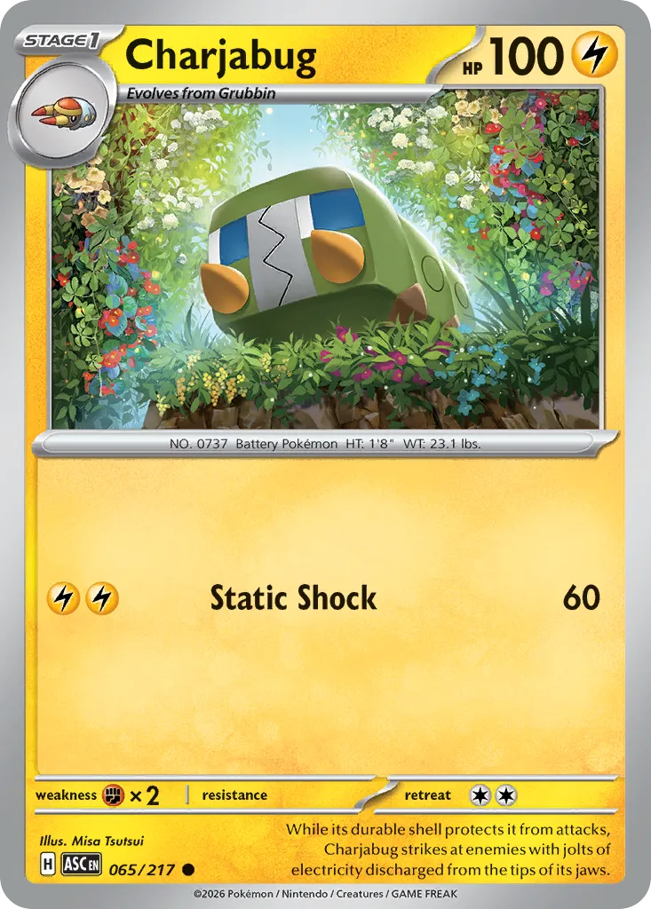 Charjabug #65, Ascended Heroes