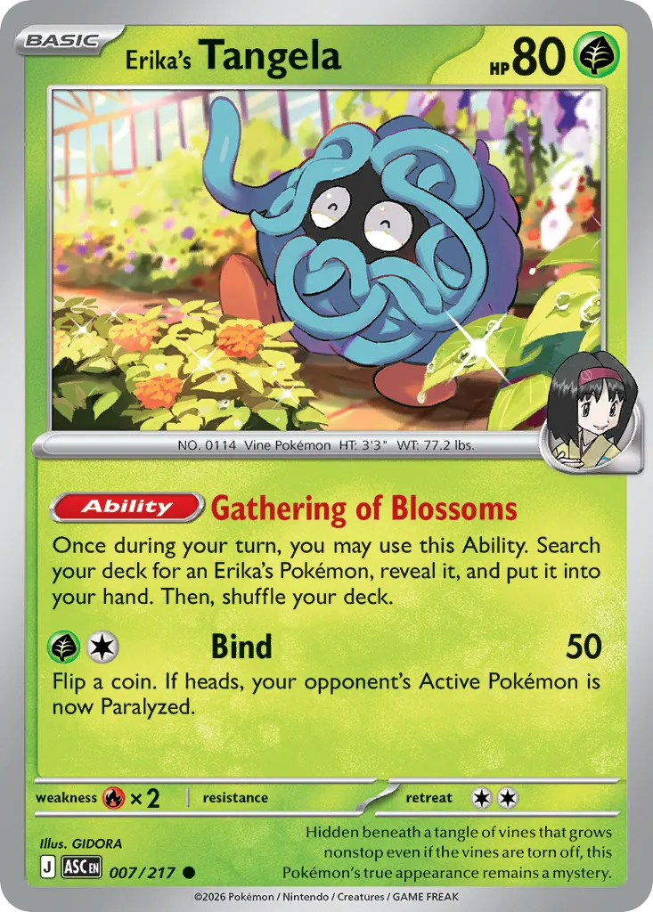 Erika's Tangela #7, Ascended Heroes