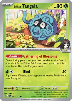 Erika's Tangela #7, Reverse Holo