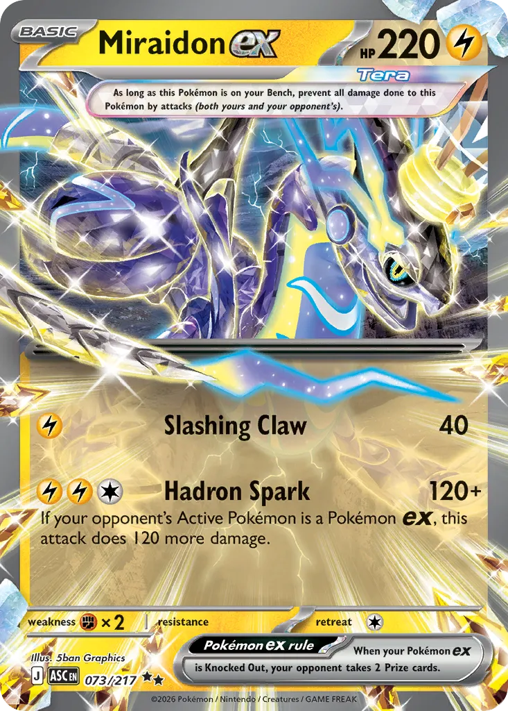 Miraidon ex #73, Ascended Heroes
