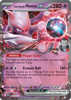 Team Rocket's Mewtwo ex #79, Standard
