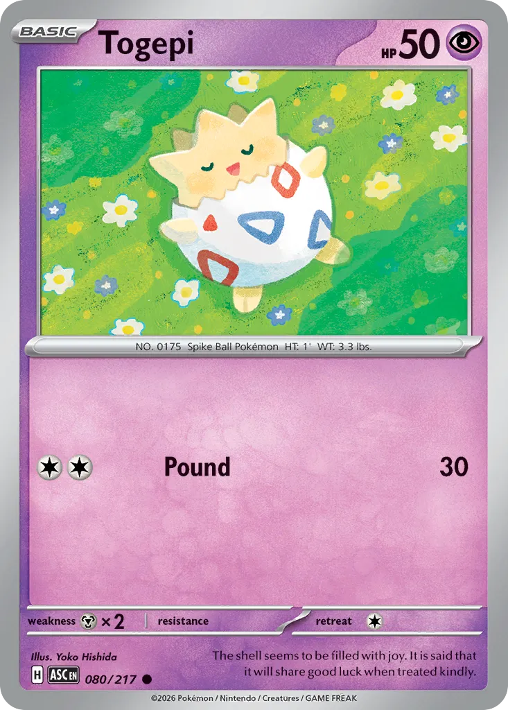 Togepi #80, Ascended Heroes