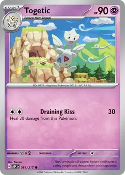 Togetic #81, Reverse Holo