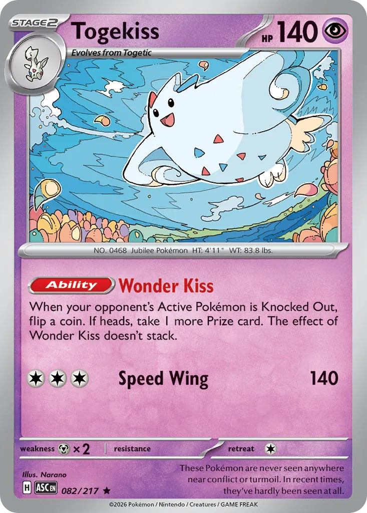 Togekiss #82, Ascended Heroes