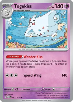 Togekiss #82, Reverse Holo