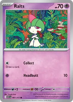 Ralts #87, Reverse Holo