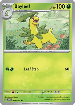 Bayleef #9, Reverse Holo
