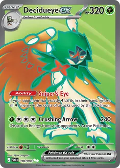 Decidueye ex #100, Standard