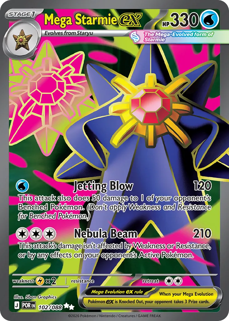 Mega Starmie ex #102, Perfect Order
