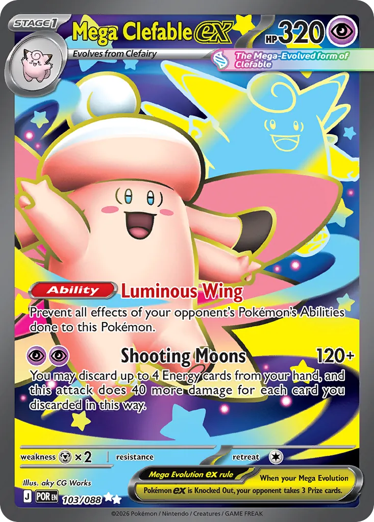 Mega Clefable ex #103, Perfect Order