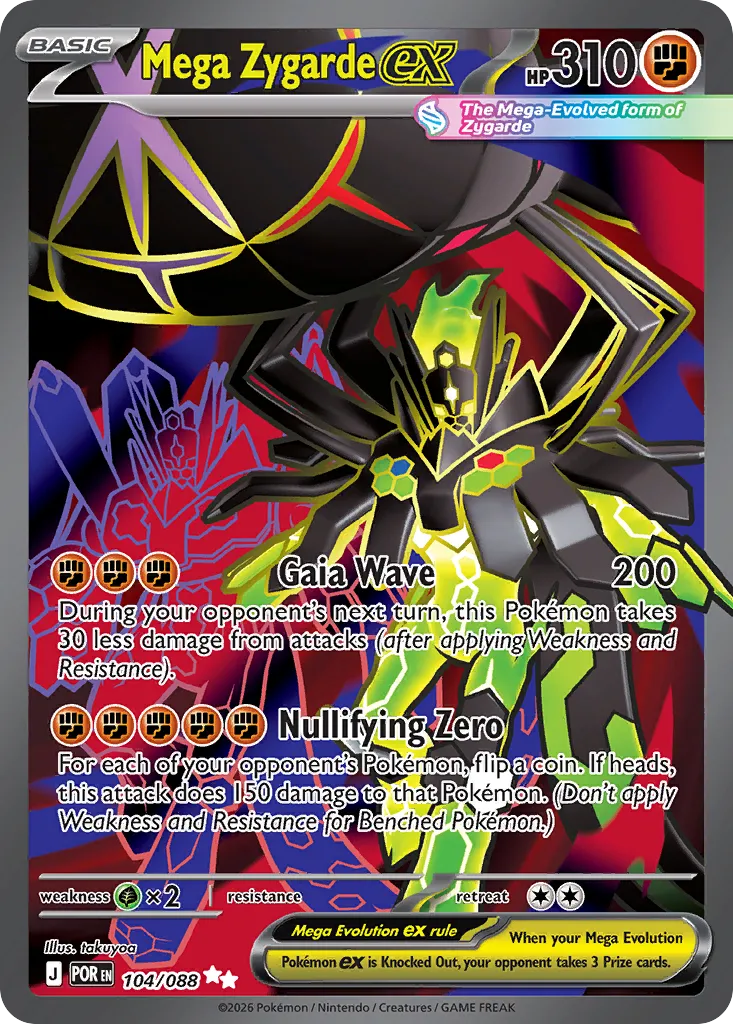 Mega Zygarde ex #104, Perfect Order