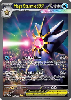 Mega Starmie ex #118, Standard
