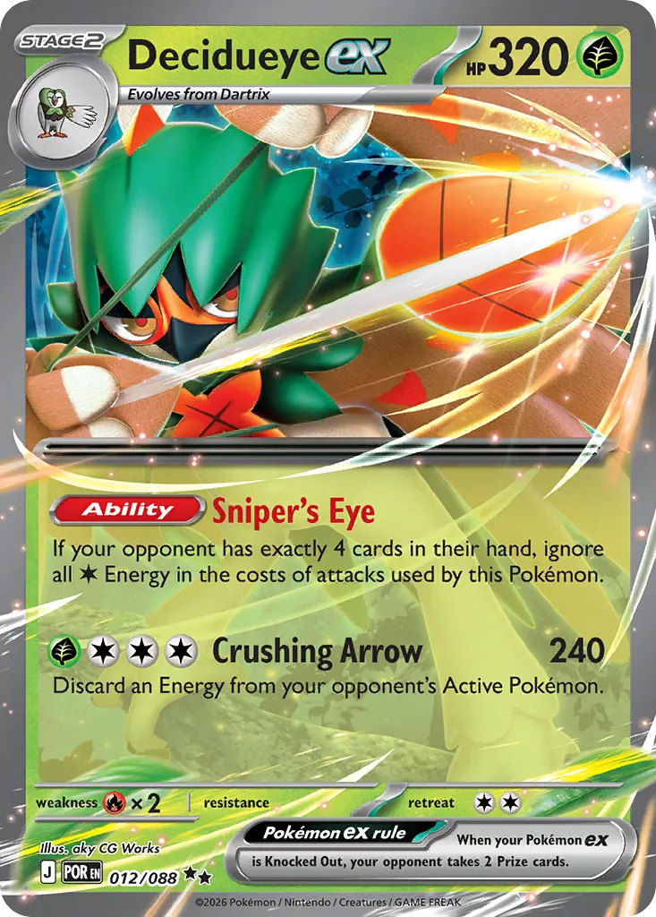 Decidueye ex #12, Perfect Order