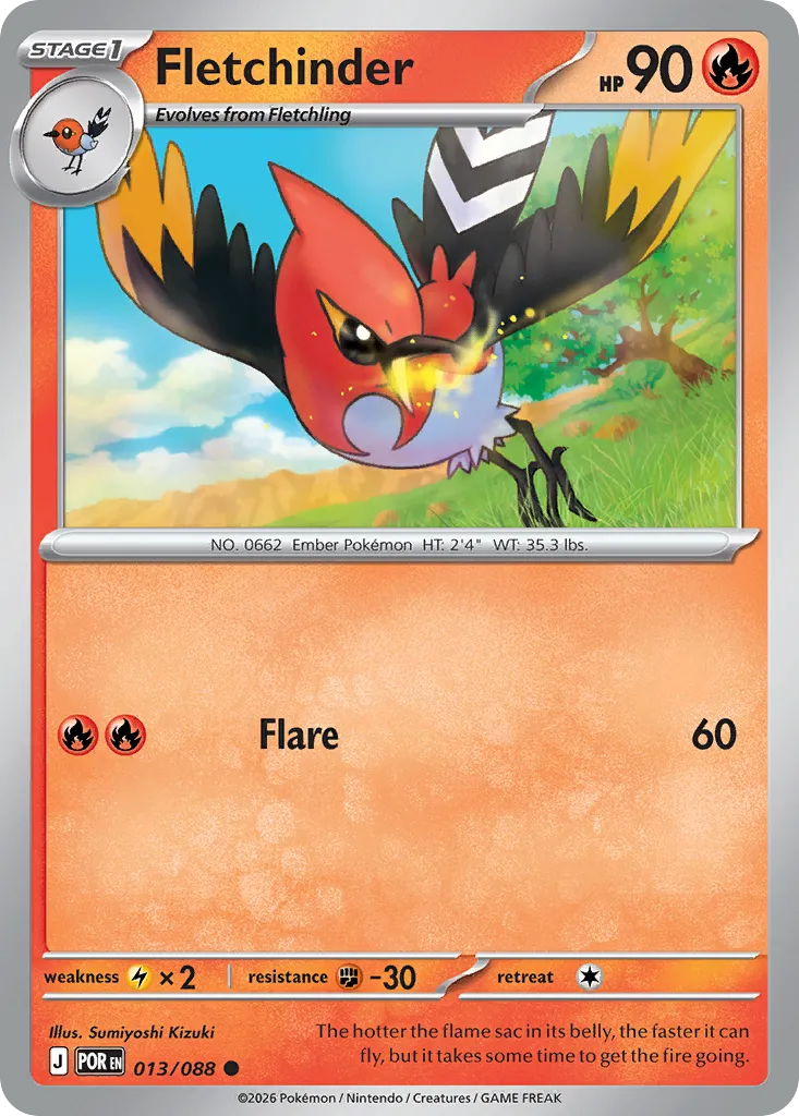 Fletchinder #13, Perfect Order Reverse Holo