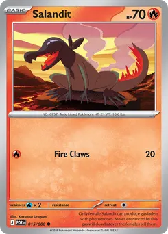 Salandit #15, Reverse Holo