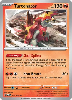 Turtonator #17, Reverse Holo