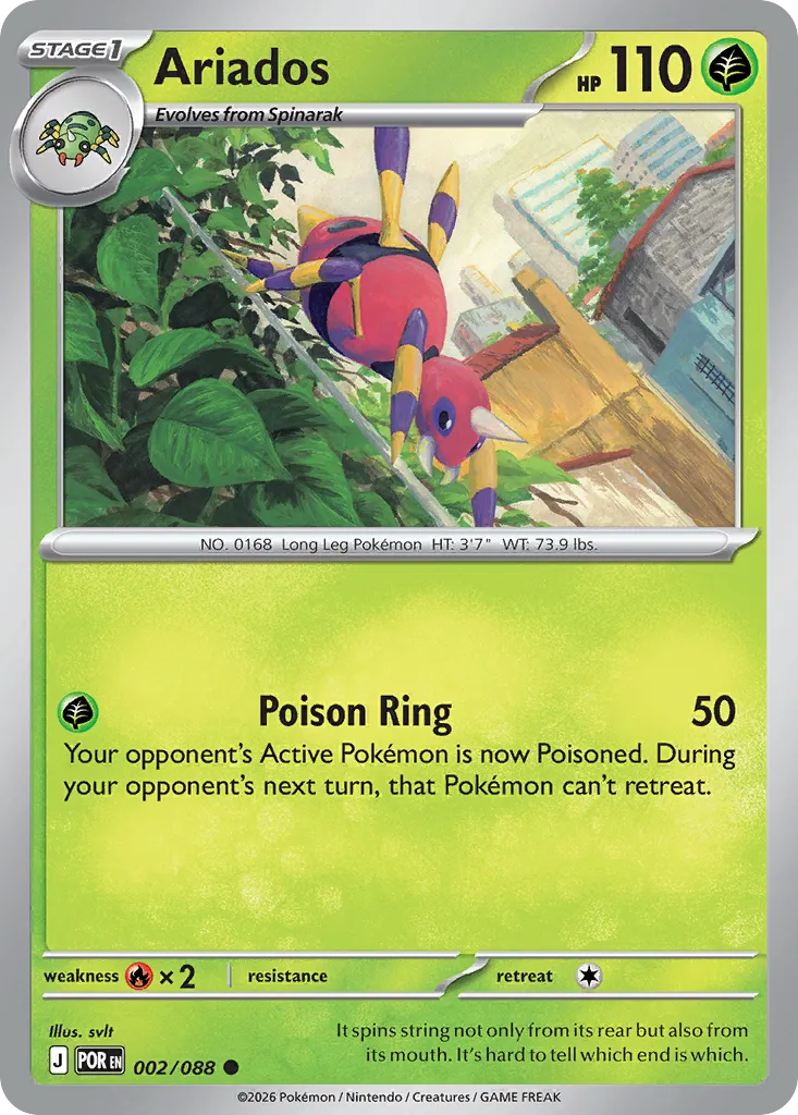 Ariados #2, Perfect Order Reverse Holo