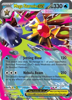 Mega Starmie ex #21, Standard