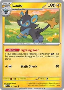 Luxio #27, Reverse Holo