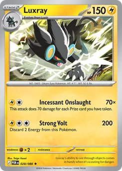 Luxray #28, Reverse Holo